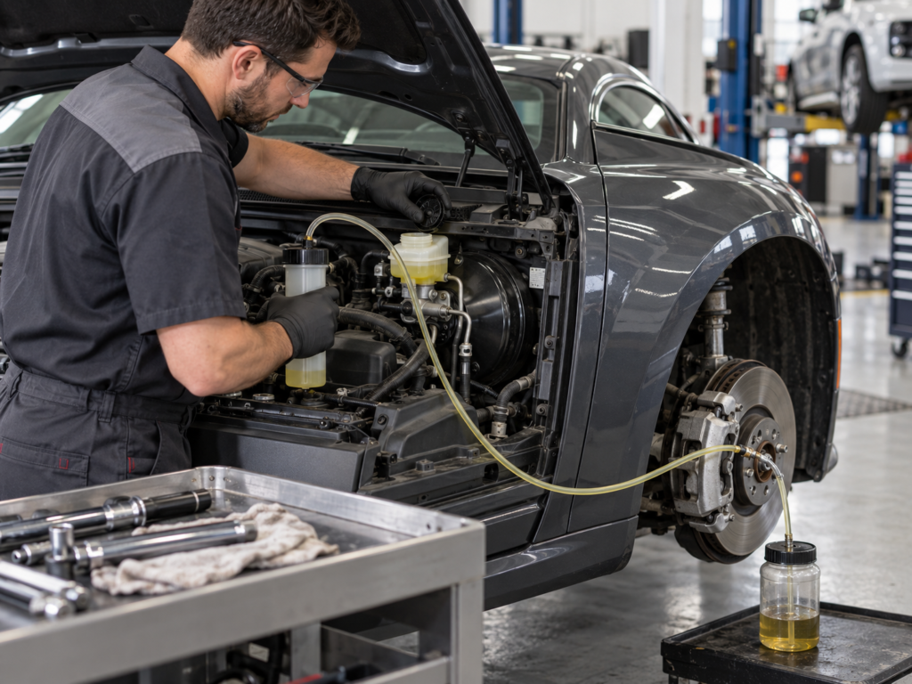 brake fluid service
