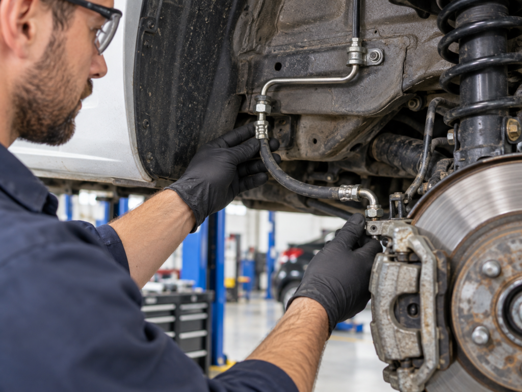 Brake line repair