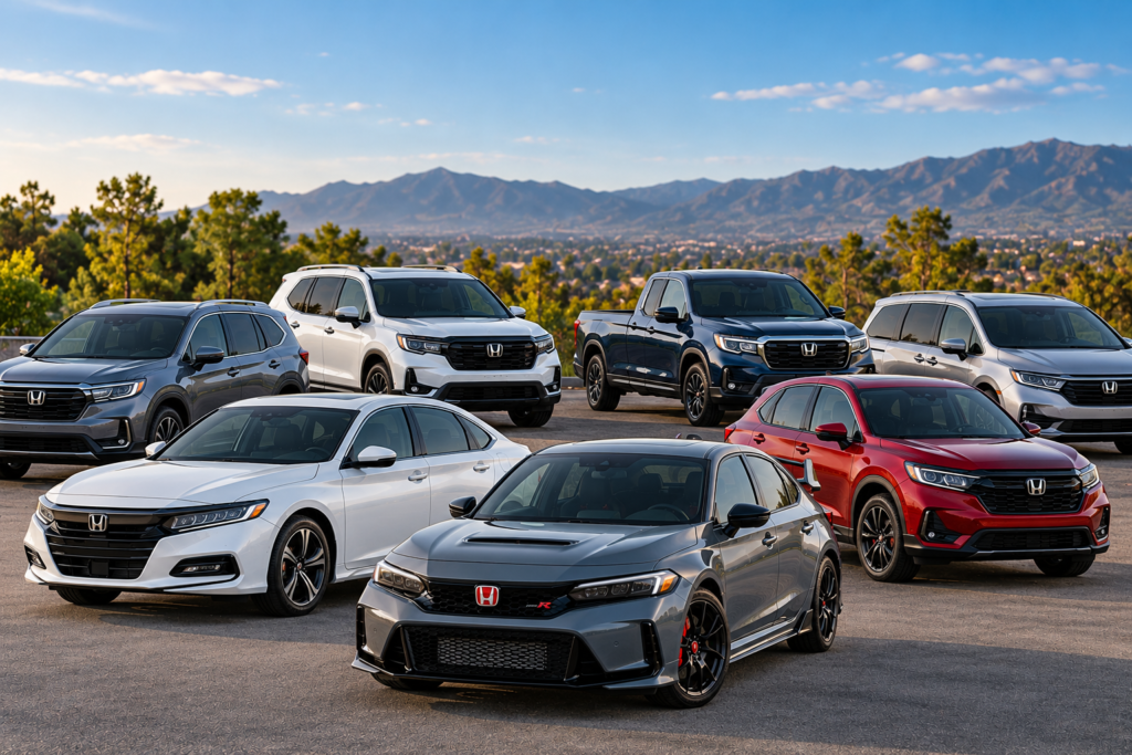 Honda models we service